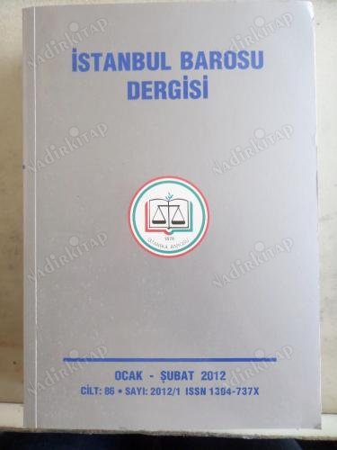 İstanbul Barosu Dergisi 2012 / 1