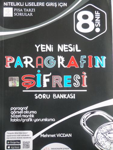 8. Sınıf Paragrafın Şifresi Soru Bankası Mehmet Vicdan