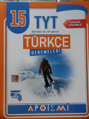 15 TYT Tamamı Çözümlü Türkçe Denemeleri Halil Zenciroğlu