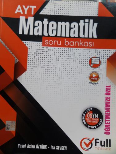 AYT Matematik Soru Bankası Yusuf Aslan Öztürk