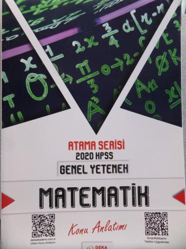 Atama Serisi 2020 Genel Yetenek Matematik Konu Anlatımı