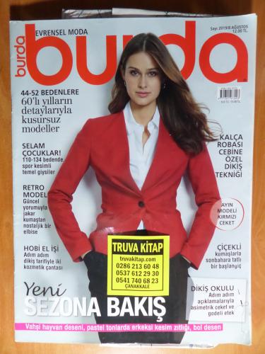 Burda Dergisi 2019 / 8 (Paftalı)