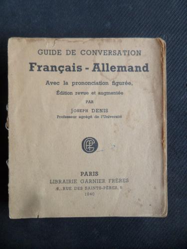Guide de conversation Français - Allemand