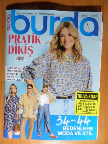 Burda Dergisi 2024 / 3 (Paftalı) - Pratik Dikiş