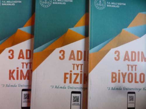 Üniversiteye Hazırlık 3 Adım TYT Kitapları / 3 Adet