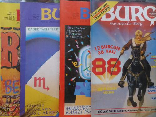 Burç Aylık Astroloji Dergisi 1988 / Sayı: 97-105-107-108