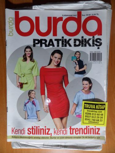 Burda Dergisi 2018 / Sayı: 01 (Paftalı) - Pratik Dikiş