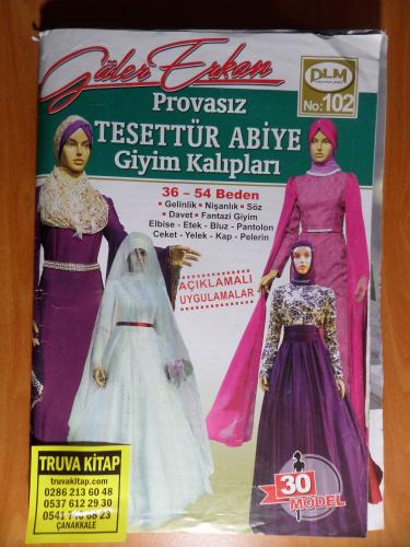 Güler Erkan 102 - Provasız Tesettür Abiye Giyim Kalıpları