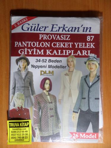 Güler Erkan No 87 - Provasız Pantalon Ceket Yelek Giyim Kalıpları Güle