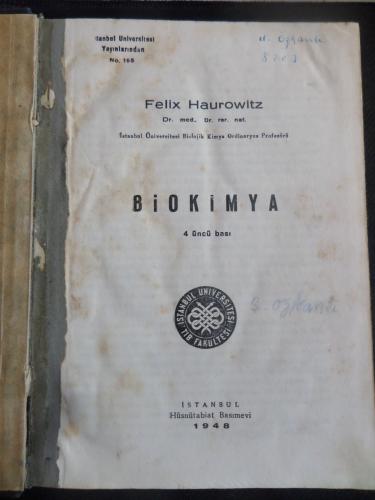 Biokimyası Felix Haurowitz