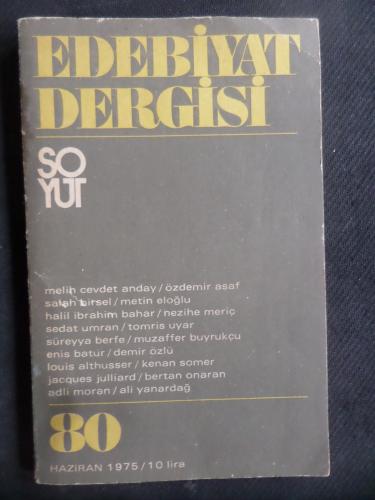 Edebiyat Dergisi 1975 / 80