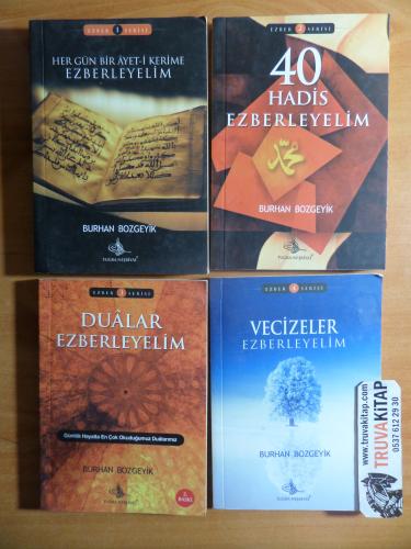 Burhan Bozgeyik Kitapları - Ezber Serisi / 4 Adet (Cep Boy)