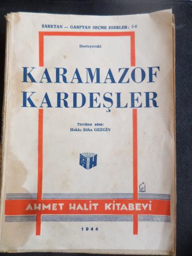 Karamazof Kardeşler 1. Cilt (Şarktan - Garptan seçme Eserler: 5-6)