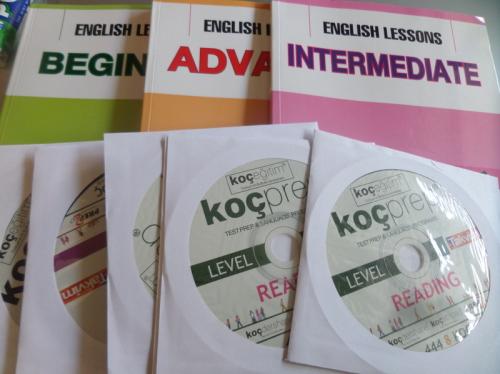 English Lessons Beginner - Advange - Intermediate / 8 Adet