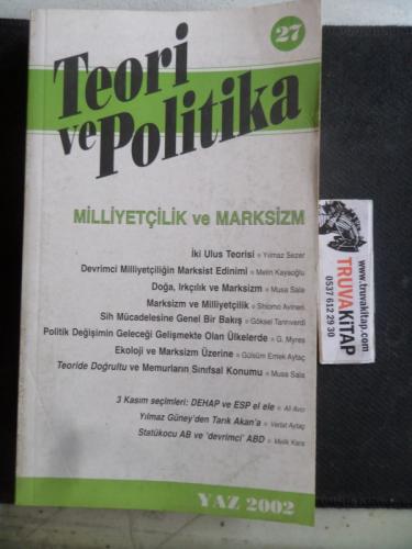 Teori ve Politika 2003 / 27