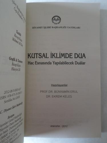 Kutsal İklimde Dua - Hac Esnasında Yapılabilecek Dualar