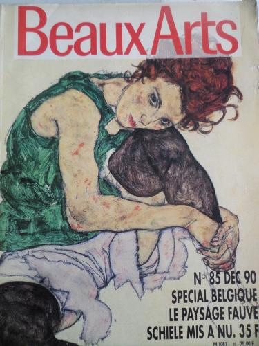 Beaux Arts 1990 / 84 - Special Belgique Le Paysage Fauve Schiele Mis A Nu