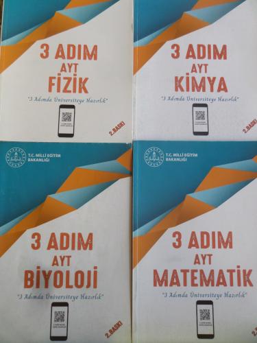 Üniversiteye Hazırlık 3 Adım AYT Kitapları / 4 Adet