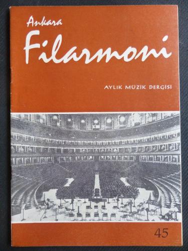 Filarmoni Aylık Müzik ve Fikir Dergisi 1970 / 45