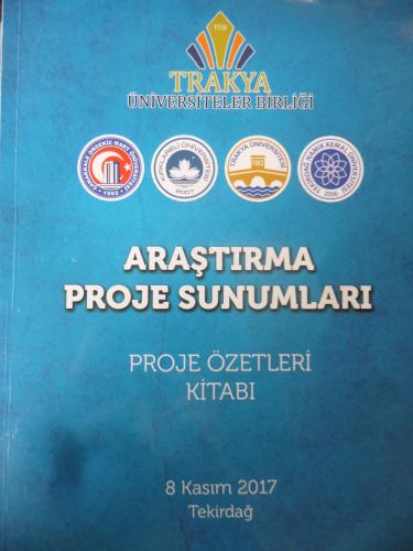 Araştırma Proje Sunumları - Proje Özetleri Kitabı