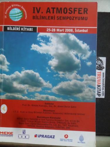 IV. Atmosfer Bilimleri Sempozyumu Bildiri Kitabı