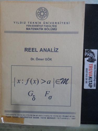 Reel Analiz Ömer Gök