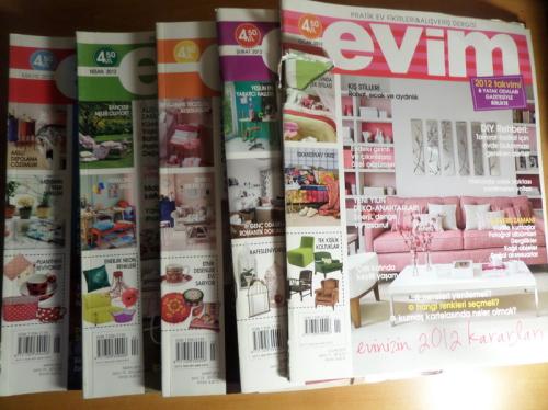 Evim 2012 / 71-72-73-74-75 (5 Dergi)