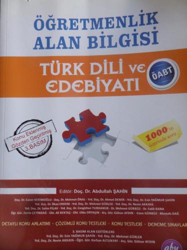 Öğretmenlik Alan Bilgisi Türk Dili ve Edebiyatı