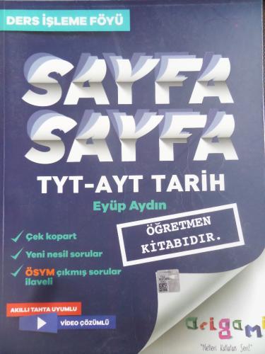 TYT - AYT Tarih Sayfa Sayfa Ders İşleme Föyleri (Öğretmen Kitabıdır)