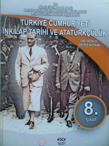 8. Sınıf Türkiye Cumhuriyeti İnkılap Tarihi Ve Atatürkçülük Ders Kitabı