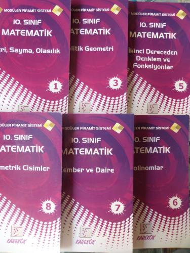 10. Sınıf Matematik Modüler Piramit Sistemi / 6 Adet Muharrem Duş