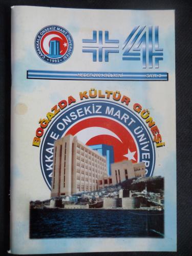 Hedef 2001 Bülteni Sayı: 8 - Boğaz Kültür Güneşi