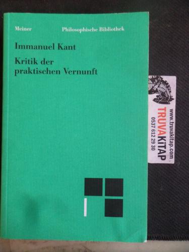Kritik Der Praktischen Vernunft Immanuel Kant