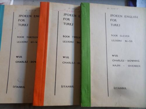 Spoken English For Turks Book Thirteen Lessons CiltX1-X11-X111