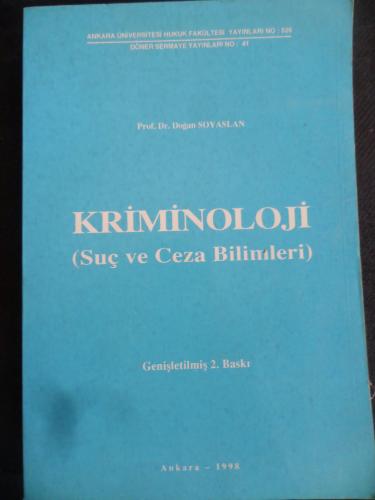 Kriminoloji - Suç ve Ceza Bilimleri