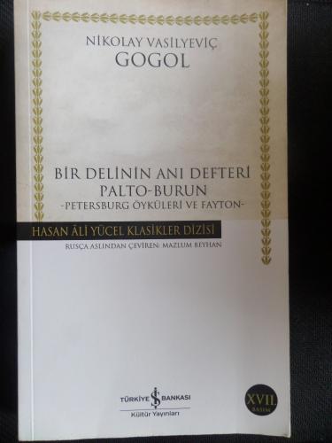 Bir Delinin Anı Defteri Palto-Burun Nikolay Vasilyeviç Gogol