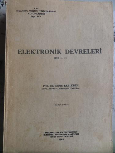 Elektronik Devreleri (Cilt 1) Duran Leblebici
