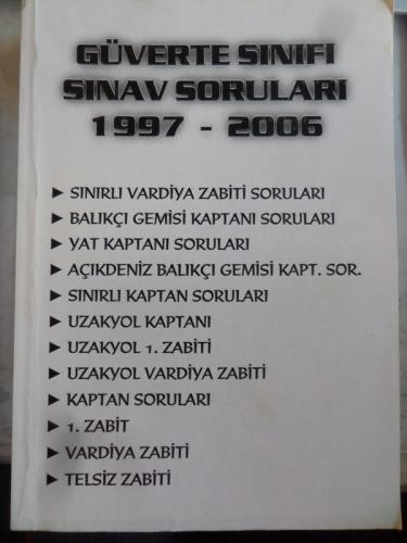Güverte Sınıfı Sınav Soruları 1997 - 2006
