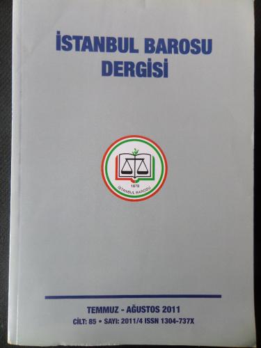 İstanbul Barosu Dergisi 2011 / 4