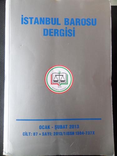 İstanbul Barosu Dergisi 2013 / 1