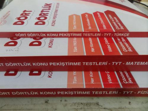 TYT Dört Dörtlük Konu Pekiştirme Testleri / 3 Adet