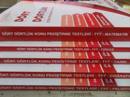 TYT Dört Dörtlük Konu Pekiştirme Testleri / 5 Adet