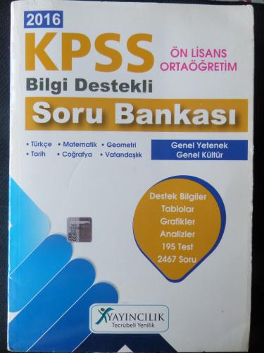 KPSS Genel Yetenek - Genel Kültür Bilgi Destekli Soru Bankası