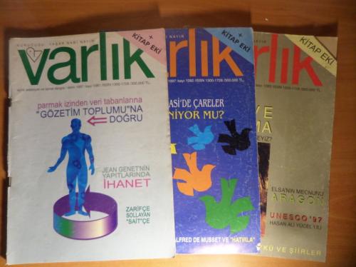 Varlık Dergisi 1997 / 1081-1082-1083 (3 Dergi)