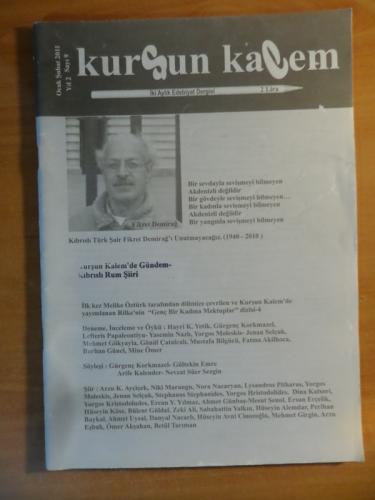 Kurşun Kalem 2011 / 9 - Kurşun Kalem'de Gündem: Kıbrıslı Rum Şiiri