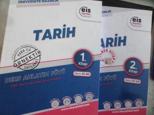Tarih Ders Anlatım Föyü 1ve 2. Kitap