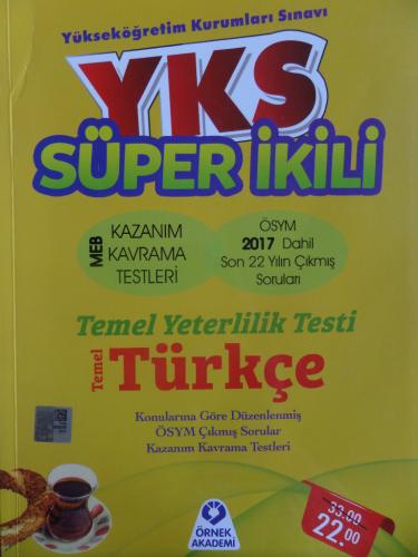 YKS Süper İkili - YKS Temel Türkçe Kazanım Kavrama Testleri & Çıkmış Sorular
