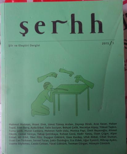 Şerhh Şiir Ve Eleştiri Dergisi 2015 / 1