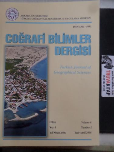 Coğrafi Bilimler Dergisi 2008 / 6