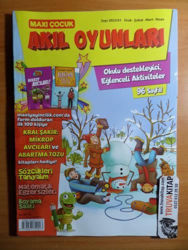 Maxi Çocuk Dergisi - Akıl Oyunları 2022 / Sayı: 01